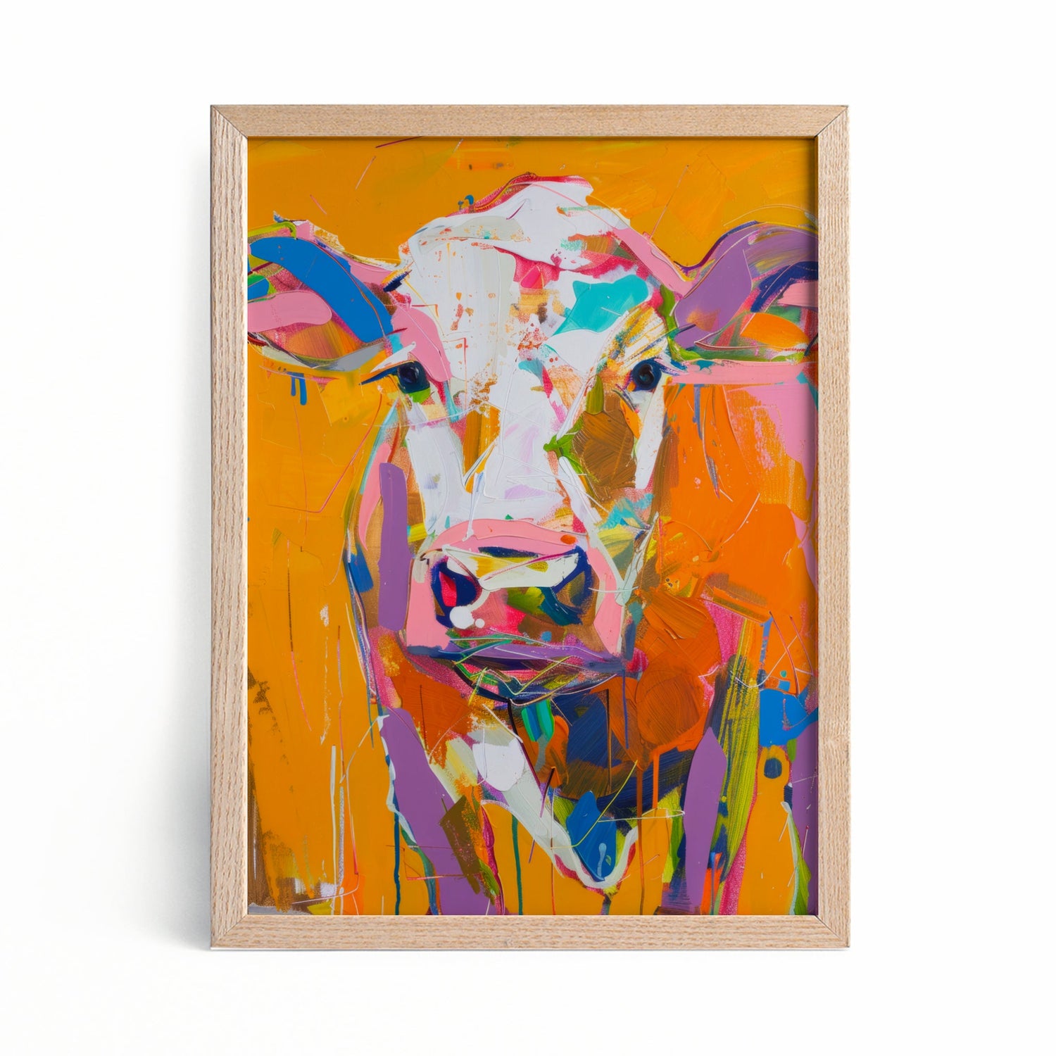 Art-Pop-colourful-cow-print