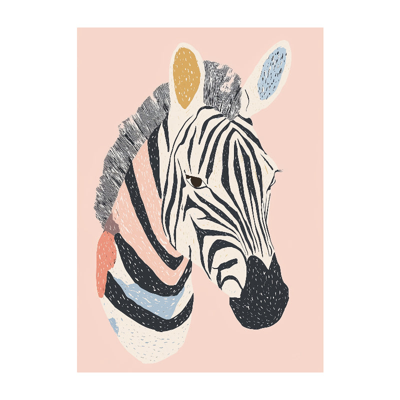 Colourful-Pastel-Zebra-Head-Wall-Art-Print