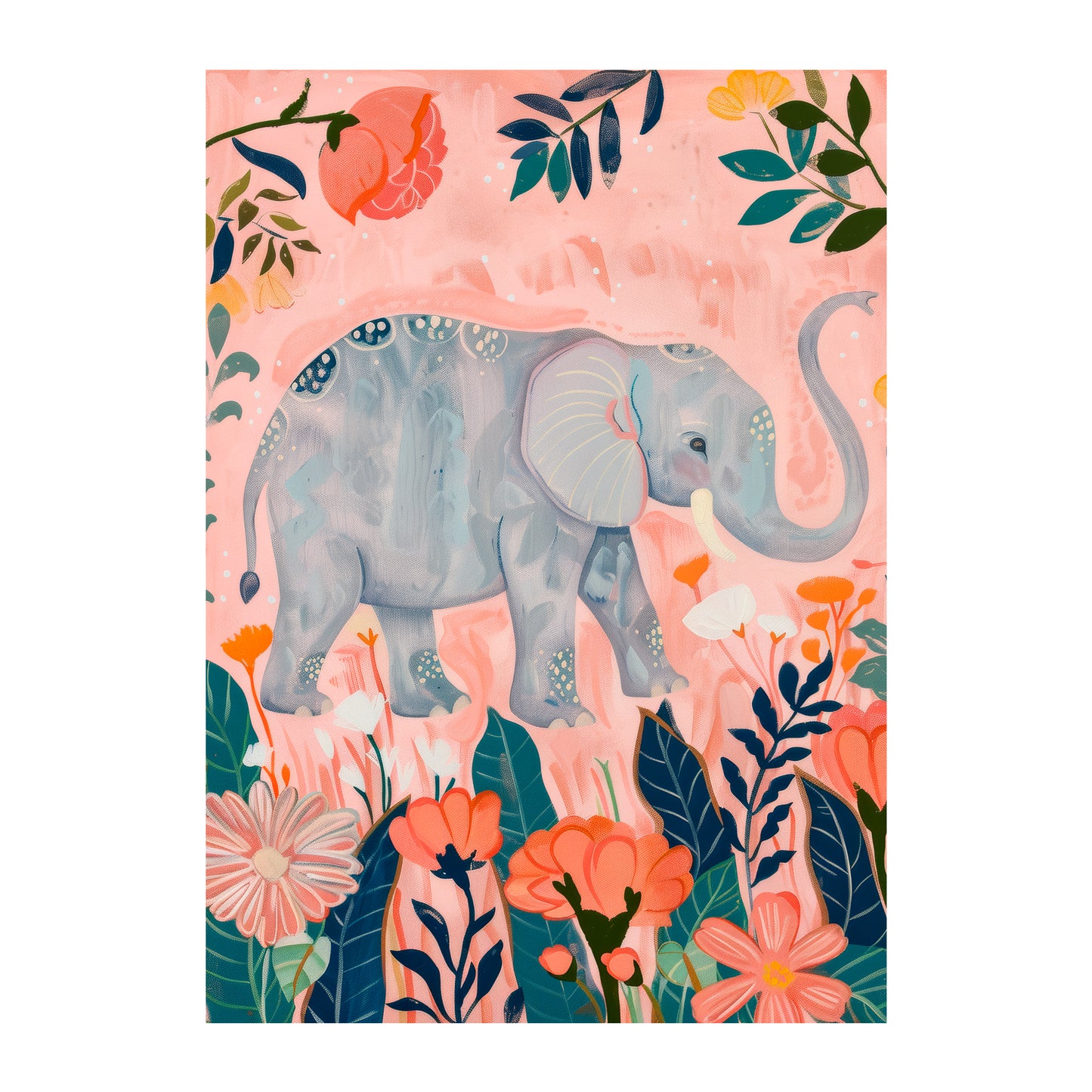 Tropical-elephant-print