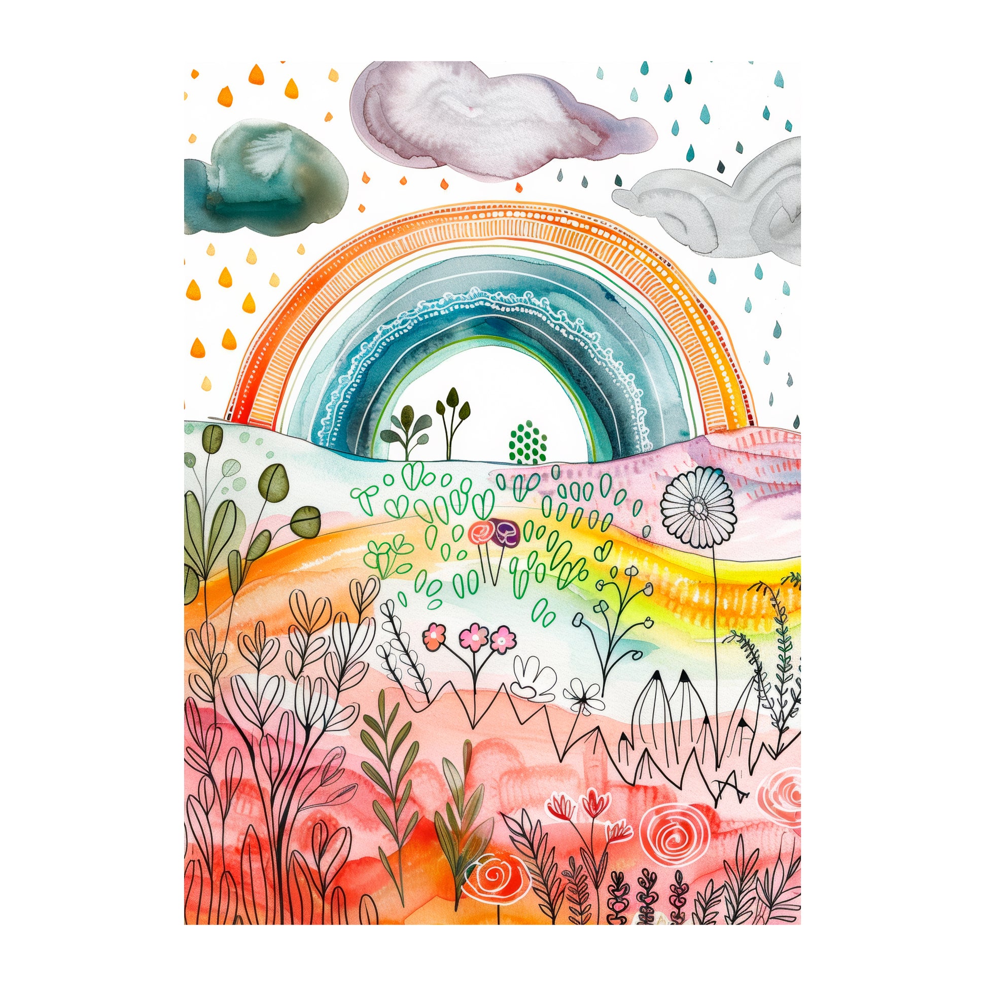 bright-meadow-with-rainbow-scandi-poster