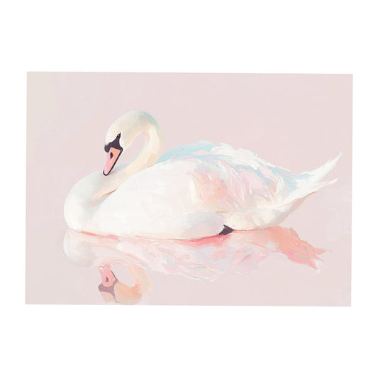 delicate-pink-swan-wall-print