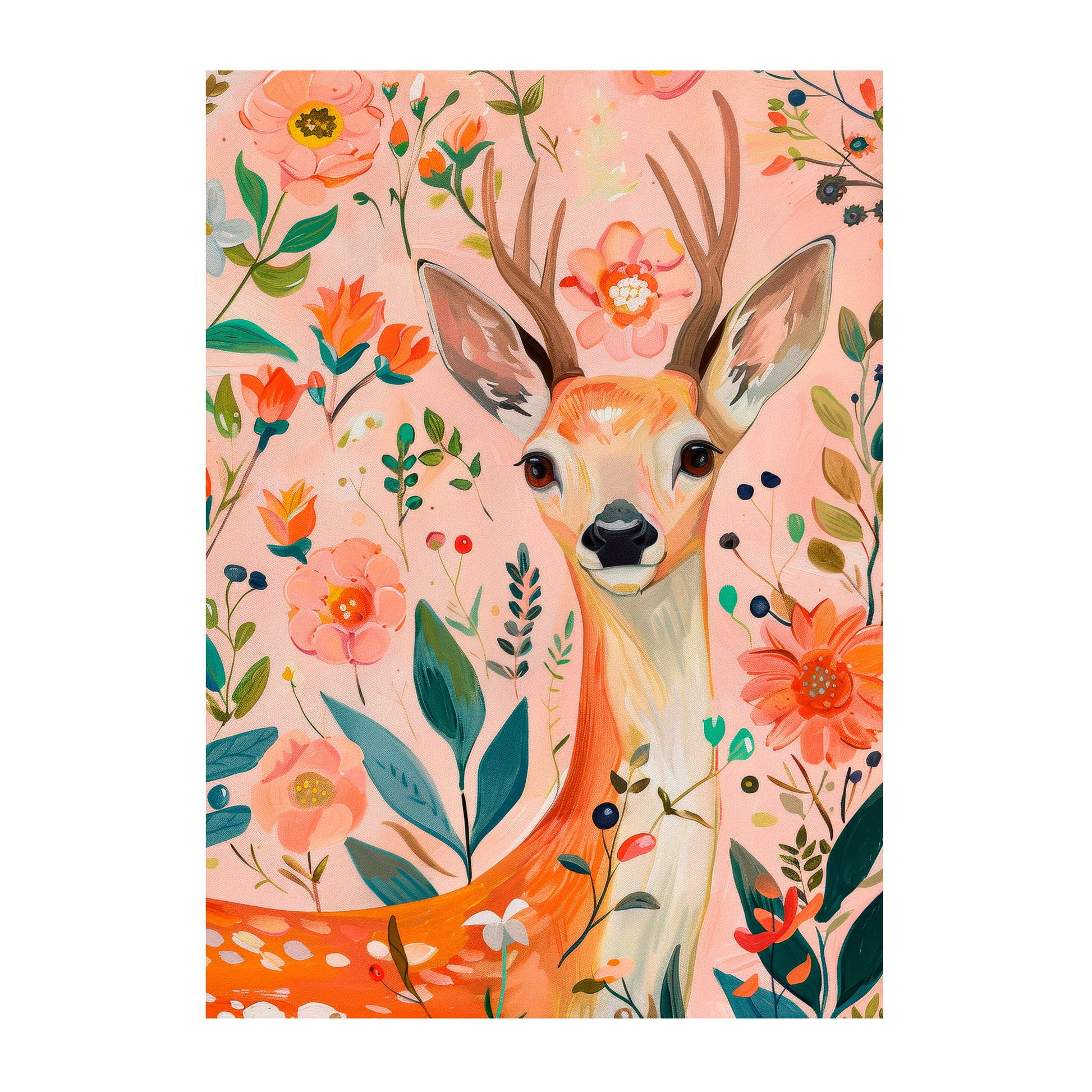 enchanted-woodland-deer-floral-print