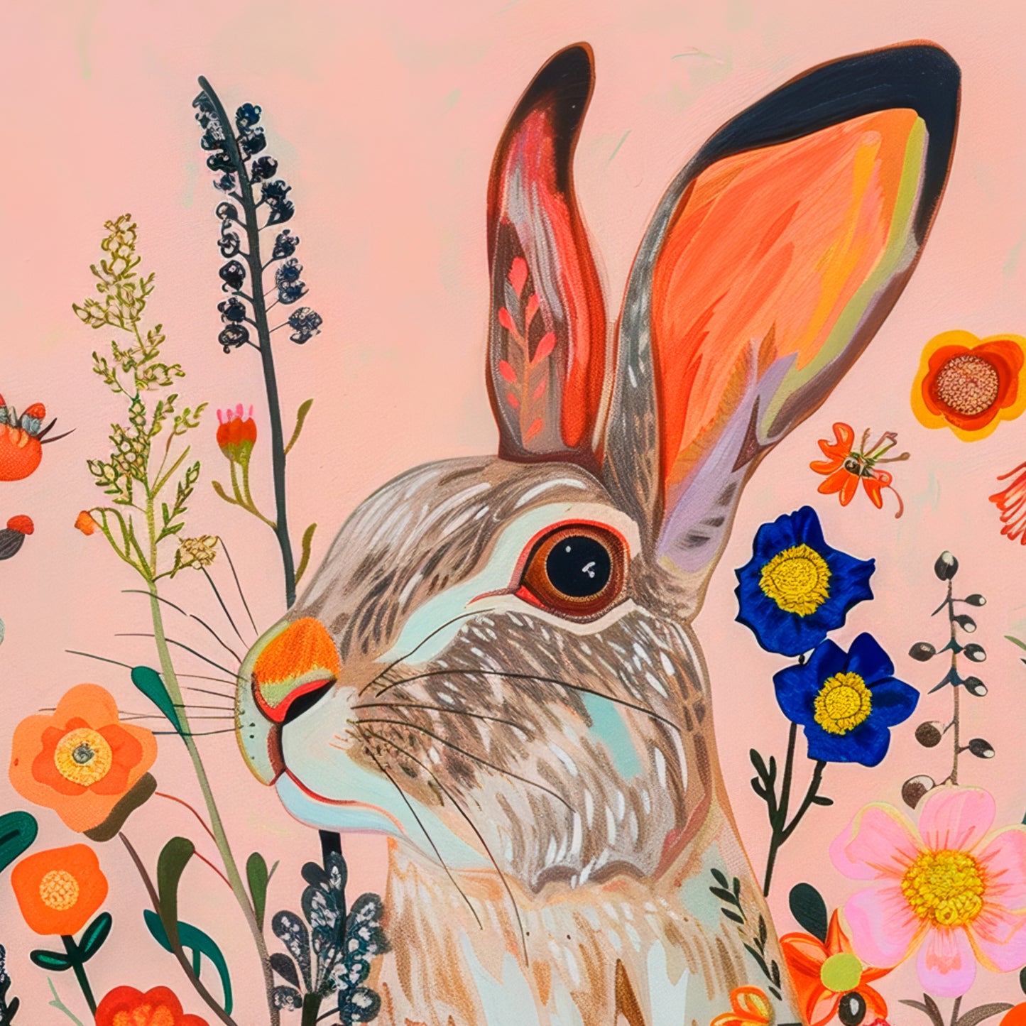 vintage-rabbit-with-flowers-art-print-face